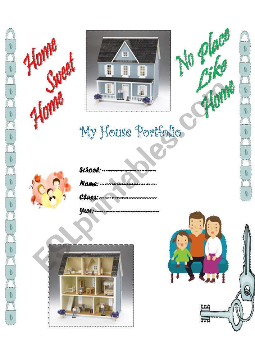 My House Portfolio worksheet