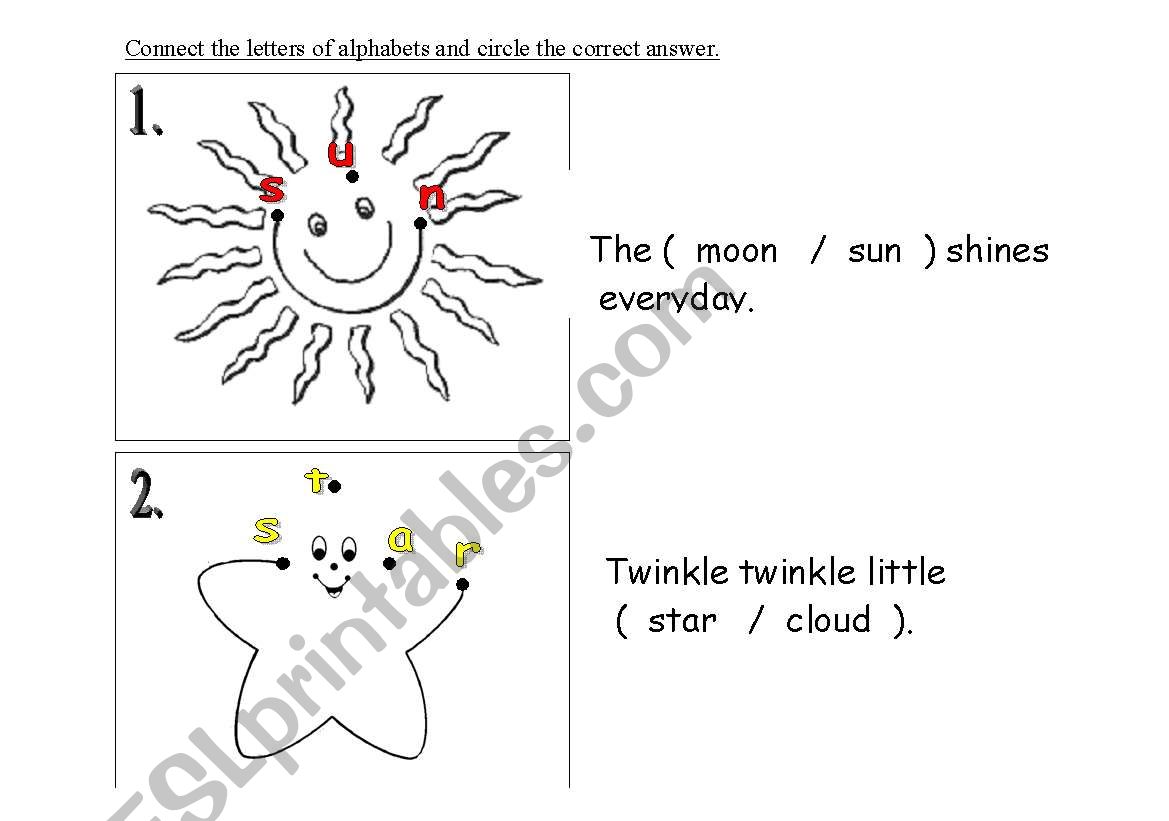 nature worksheet