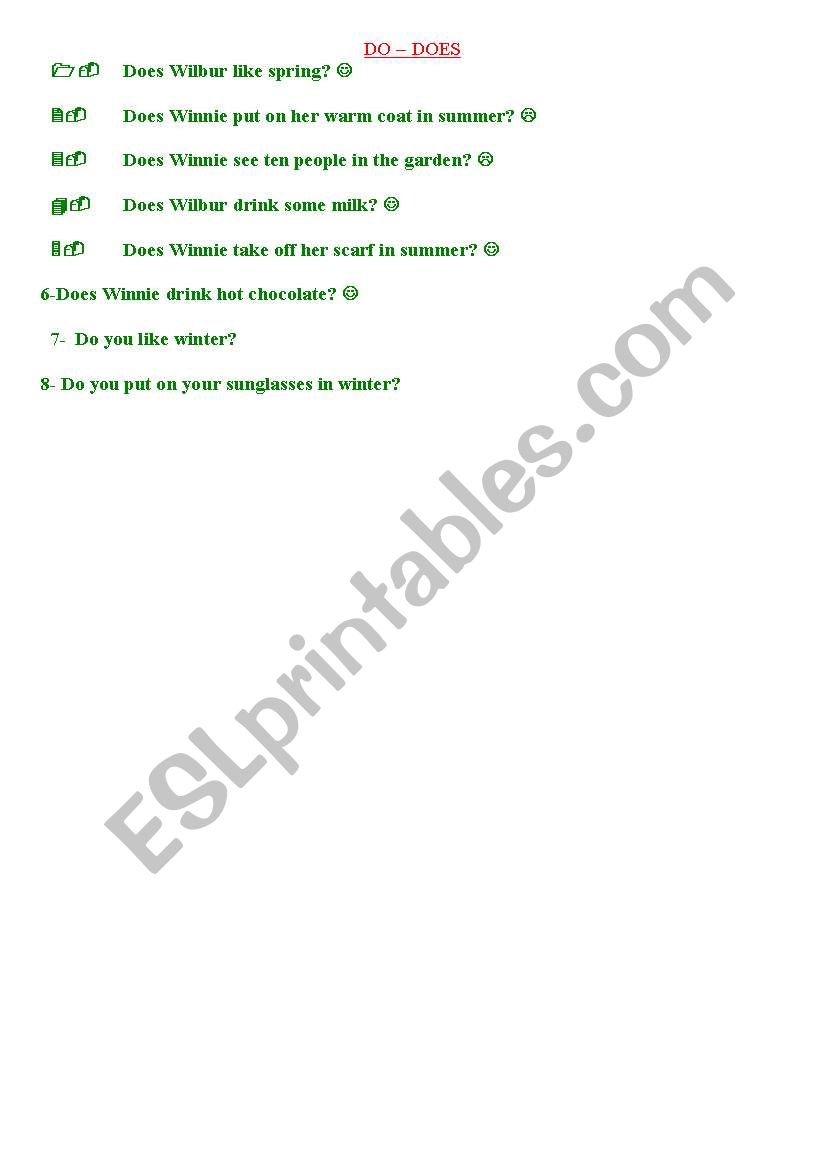 do does worksheet