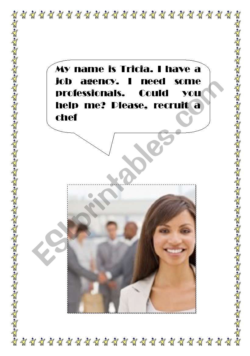 job agency set 1 worksheet