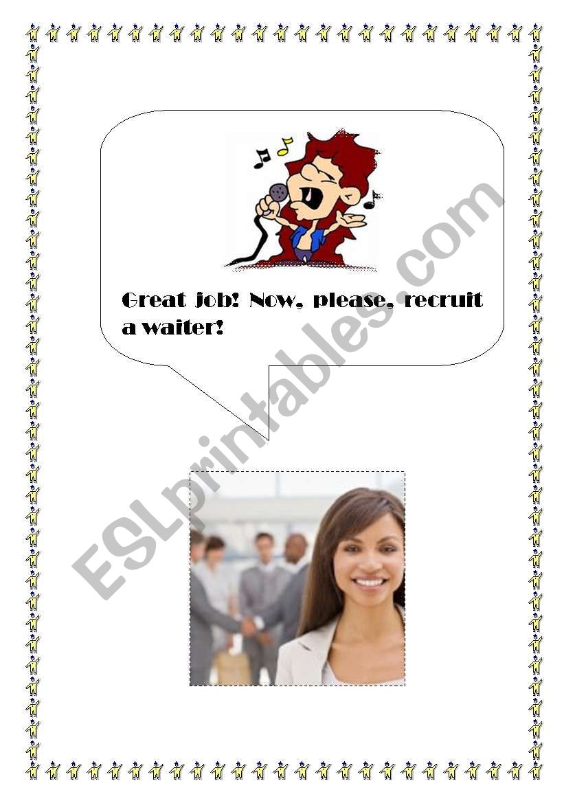 job agency set 2 worksheet