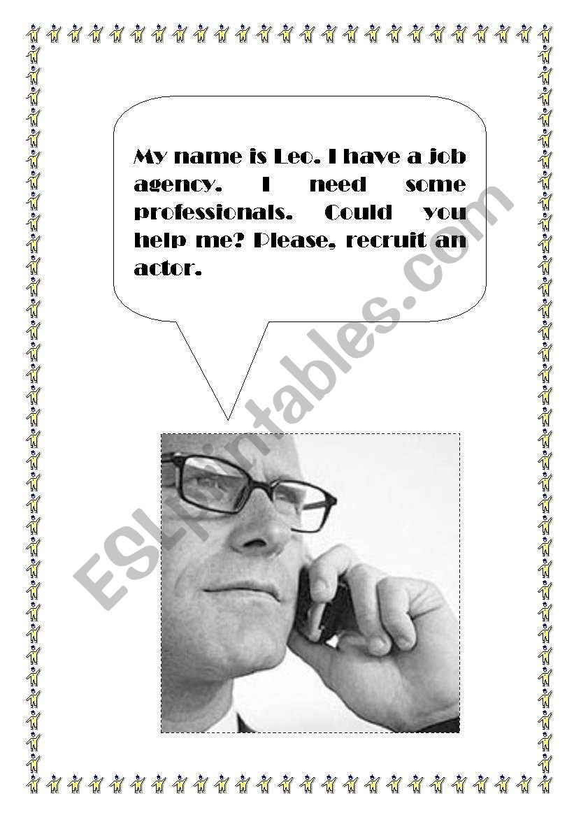 job agency set 3 worksheet