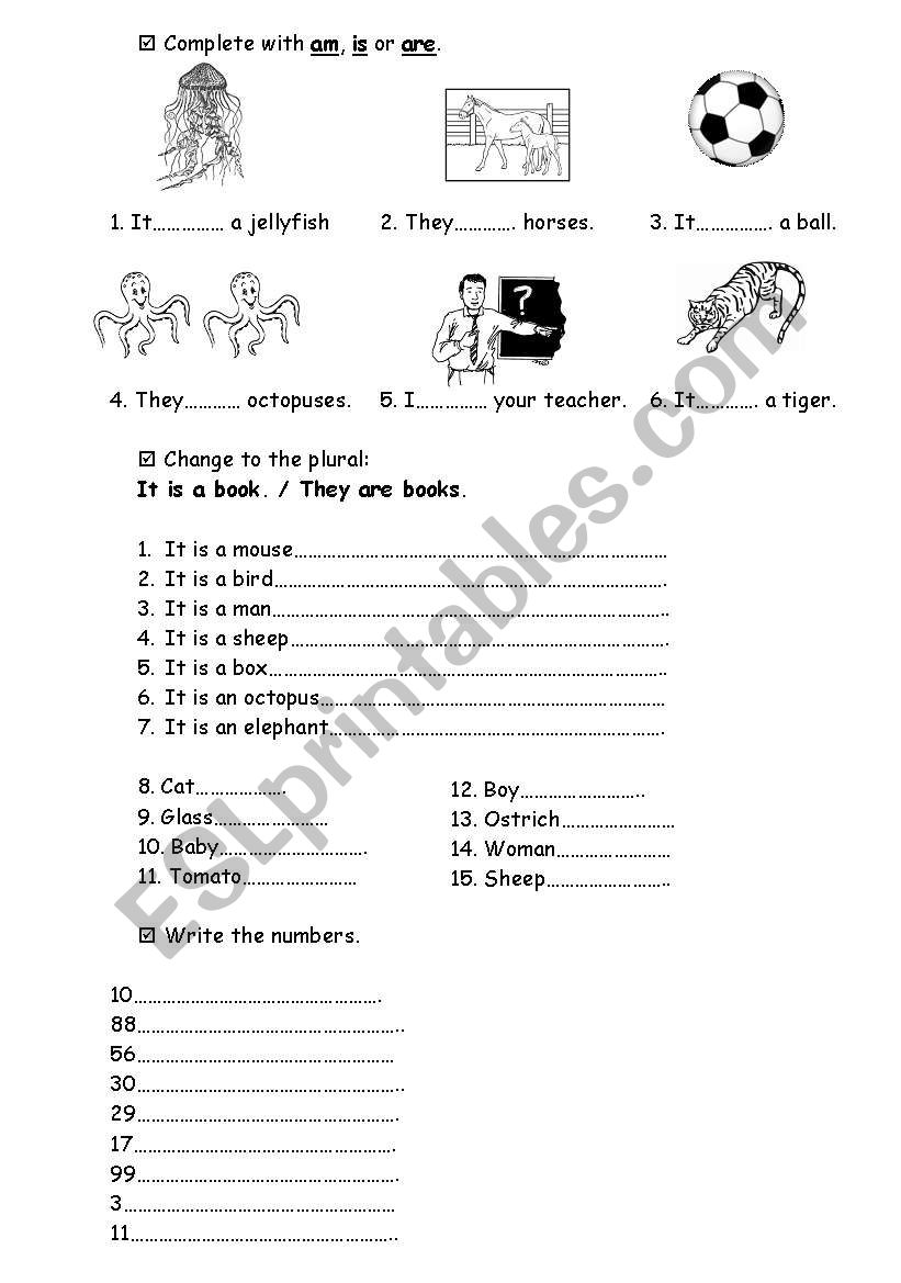 Combined activities worksheet