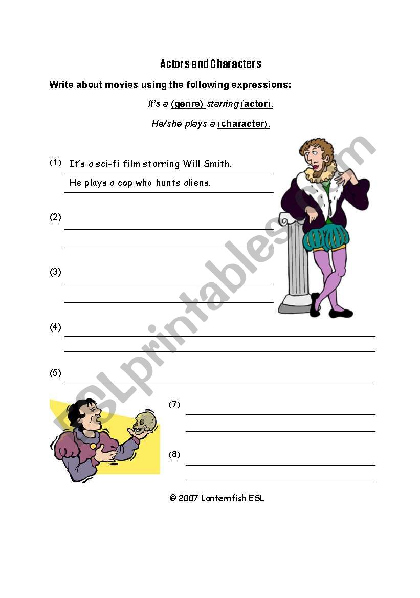 movie task sheet worksheet