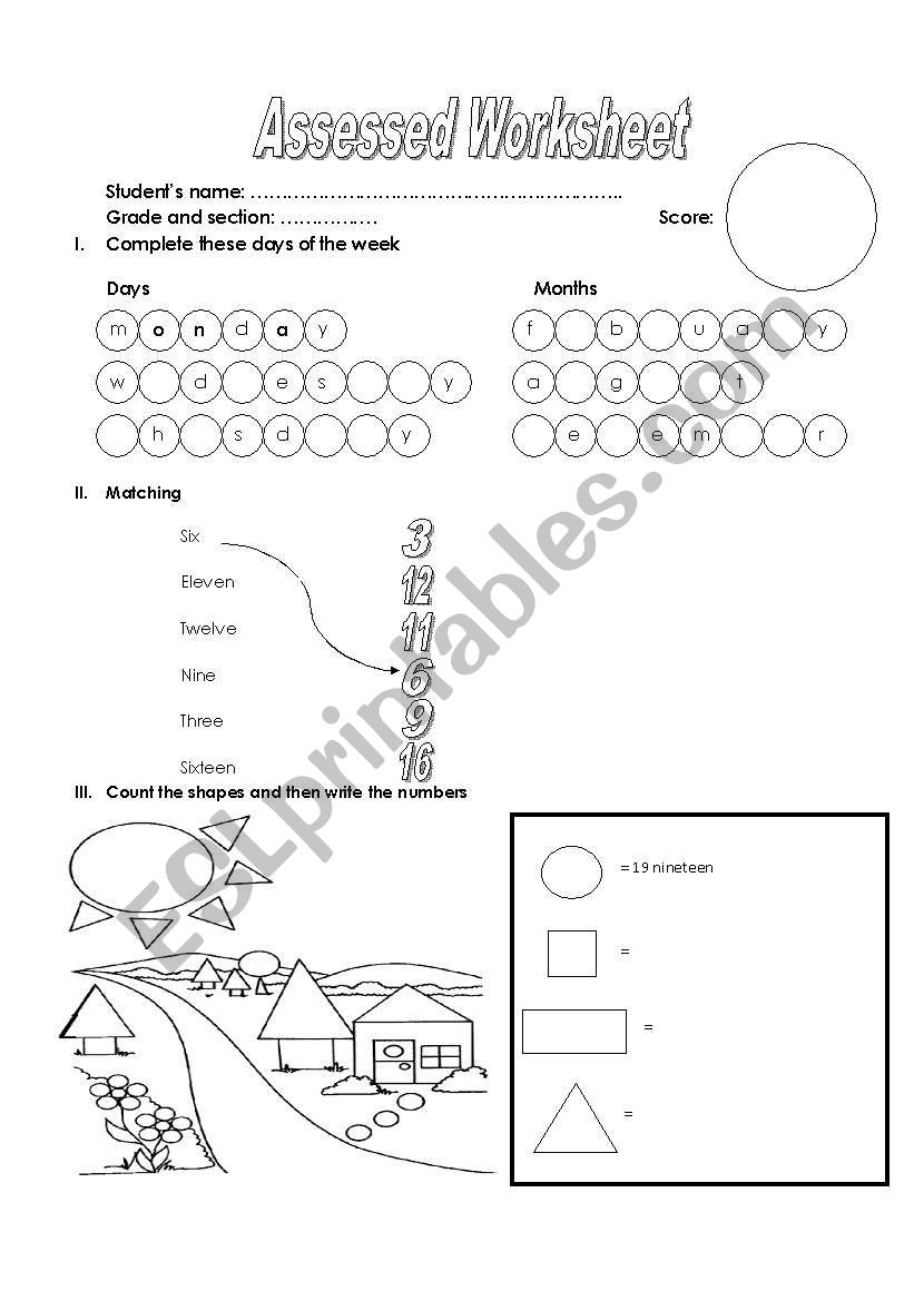 QUIZ worksheet