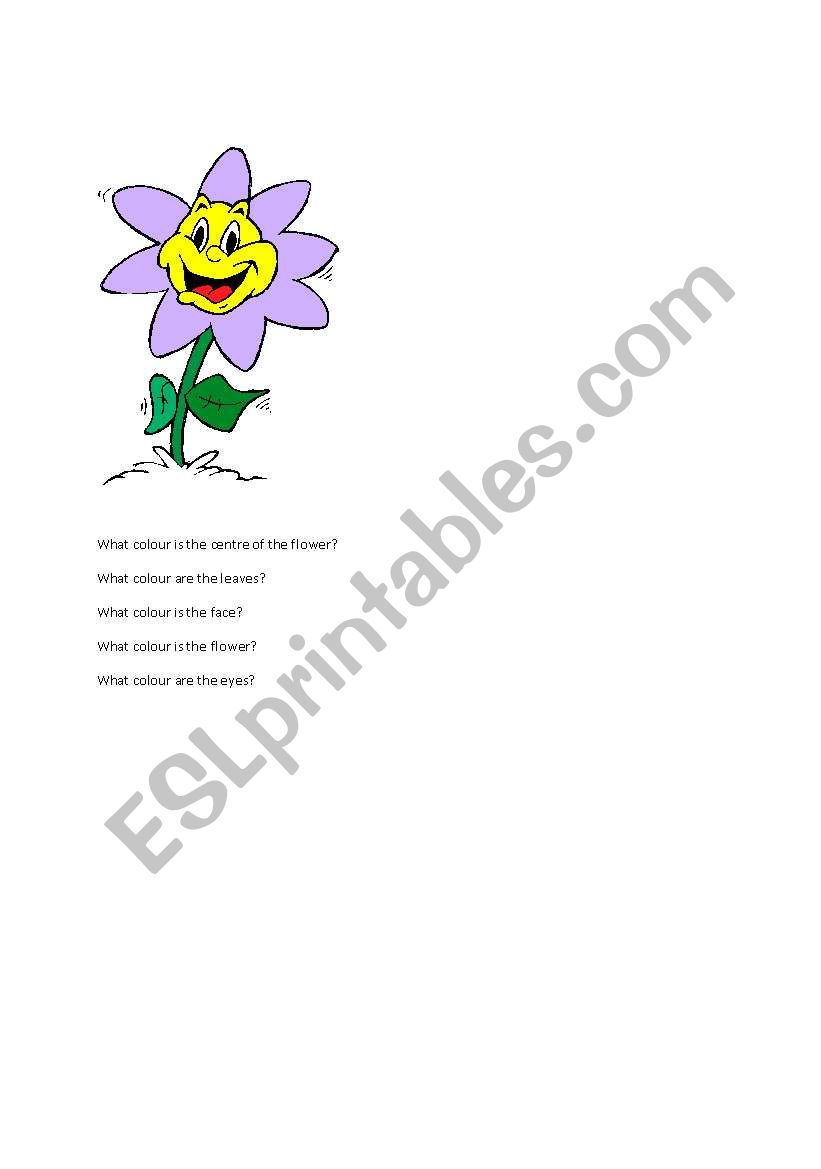 help with colours worksheet