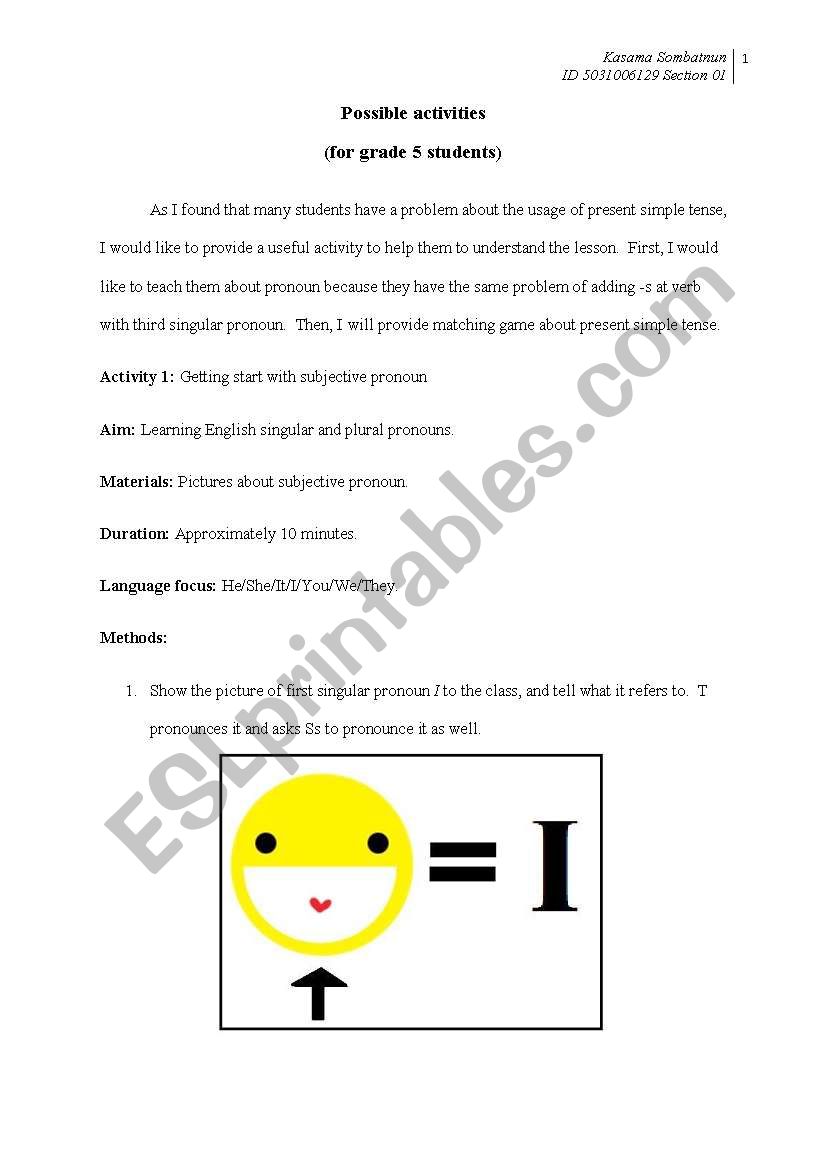 lesson plan worksheet