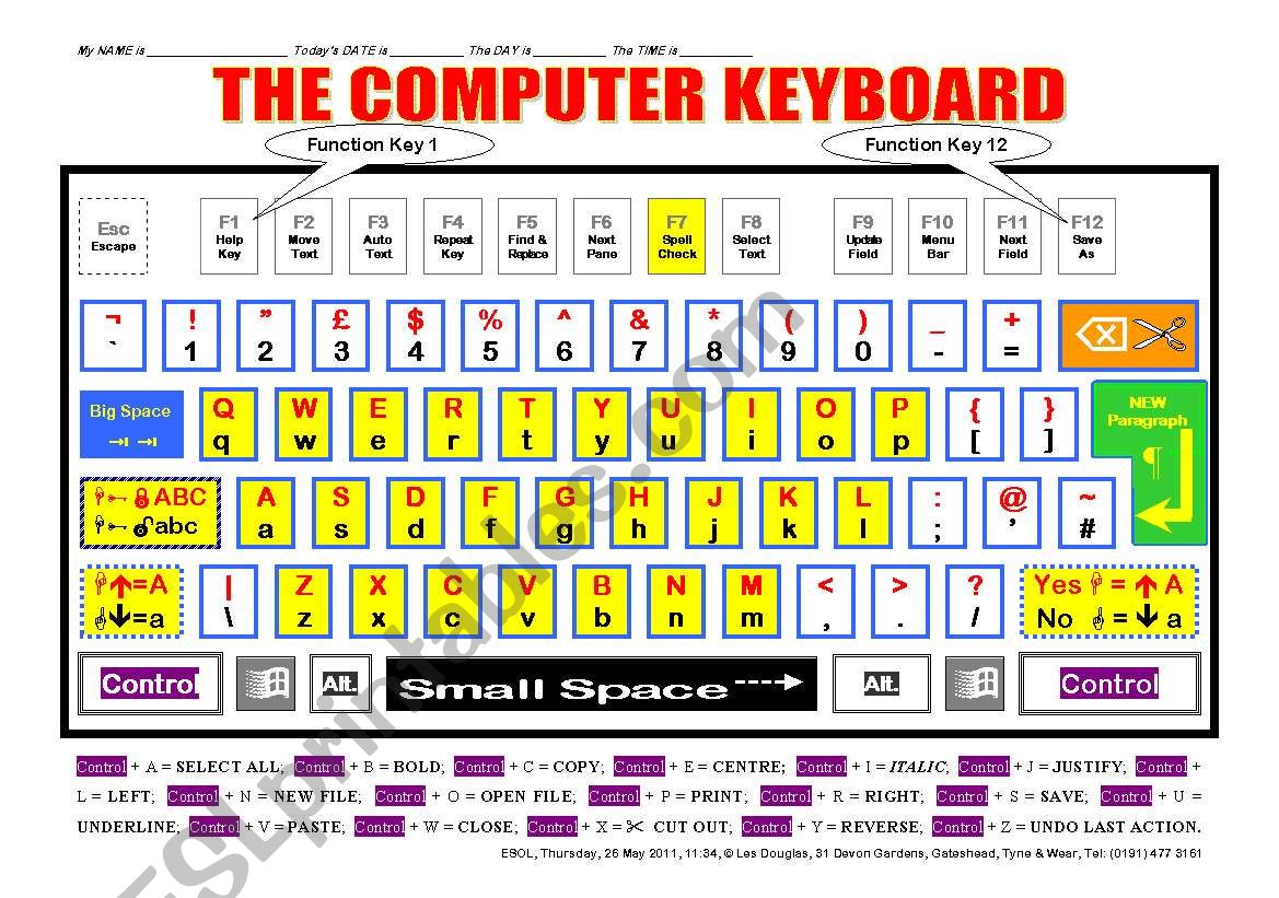 COMPUTER 001 Learn the Computer Keyboard