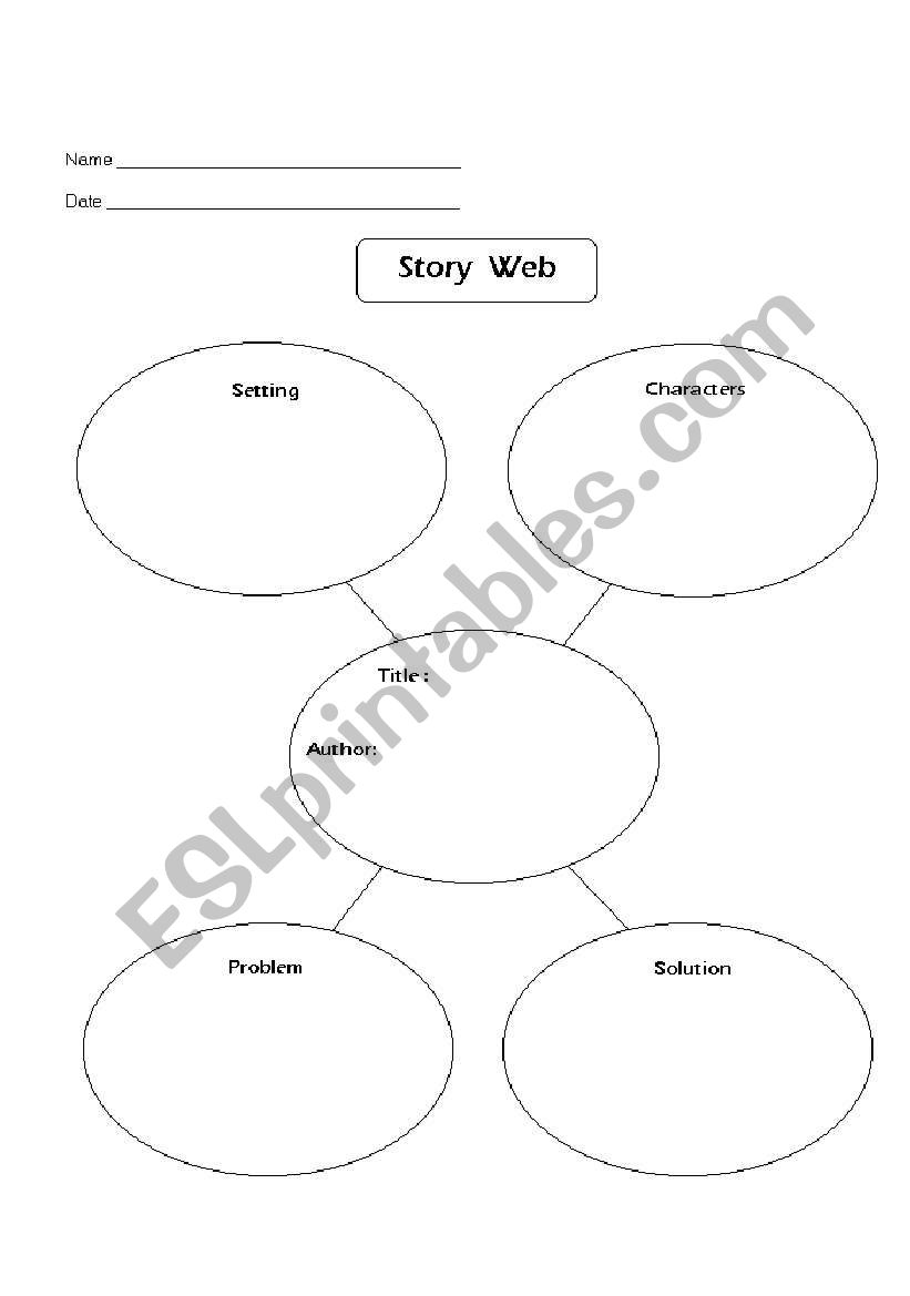 Story Web worksheet
