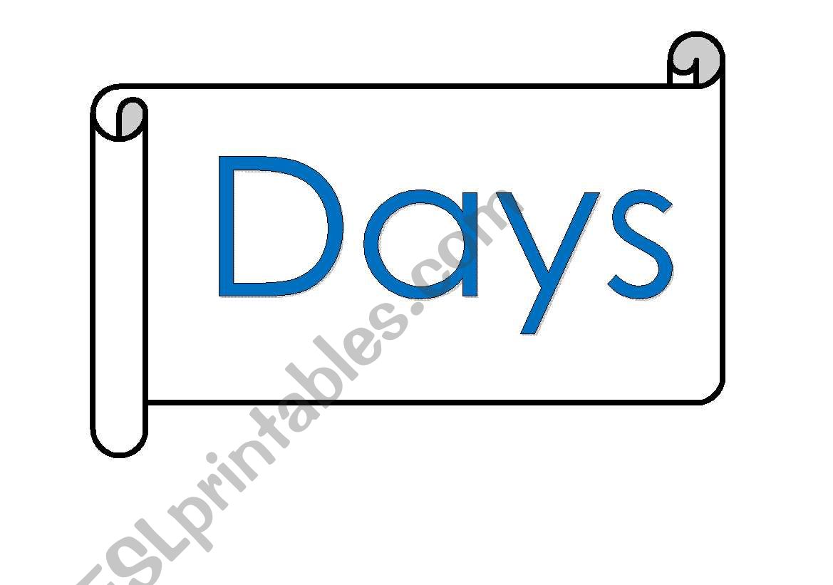 days worksheet
