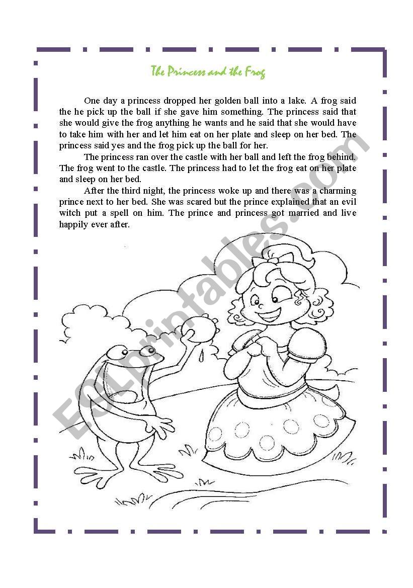 Story Telling: The Princess and The Frog