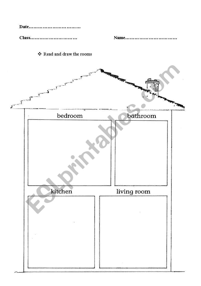 rooms worksheet