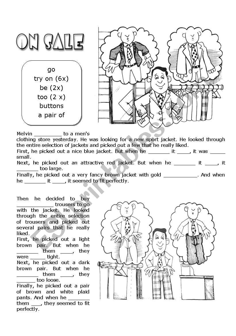 Clothes 1 worksheet