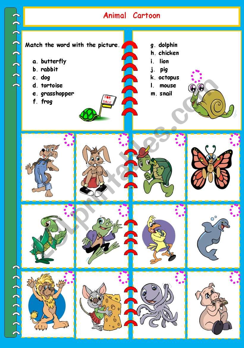 animal worksheet