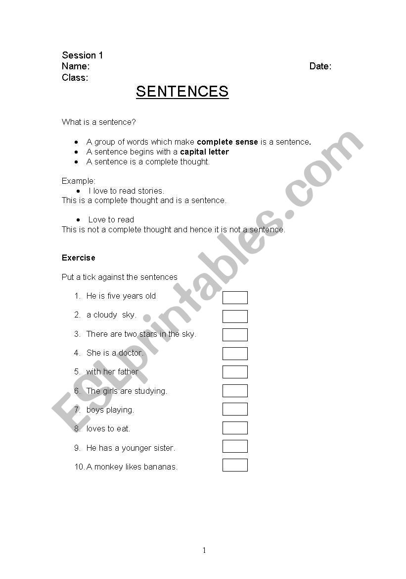 Sentences and Nouns_InitialStep