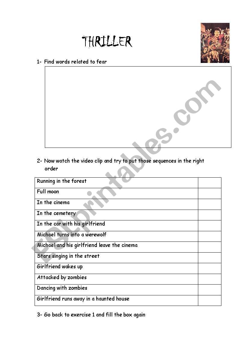 TRILLER worksheet