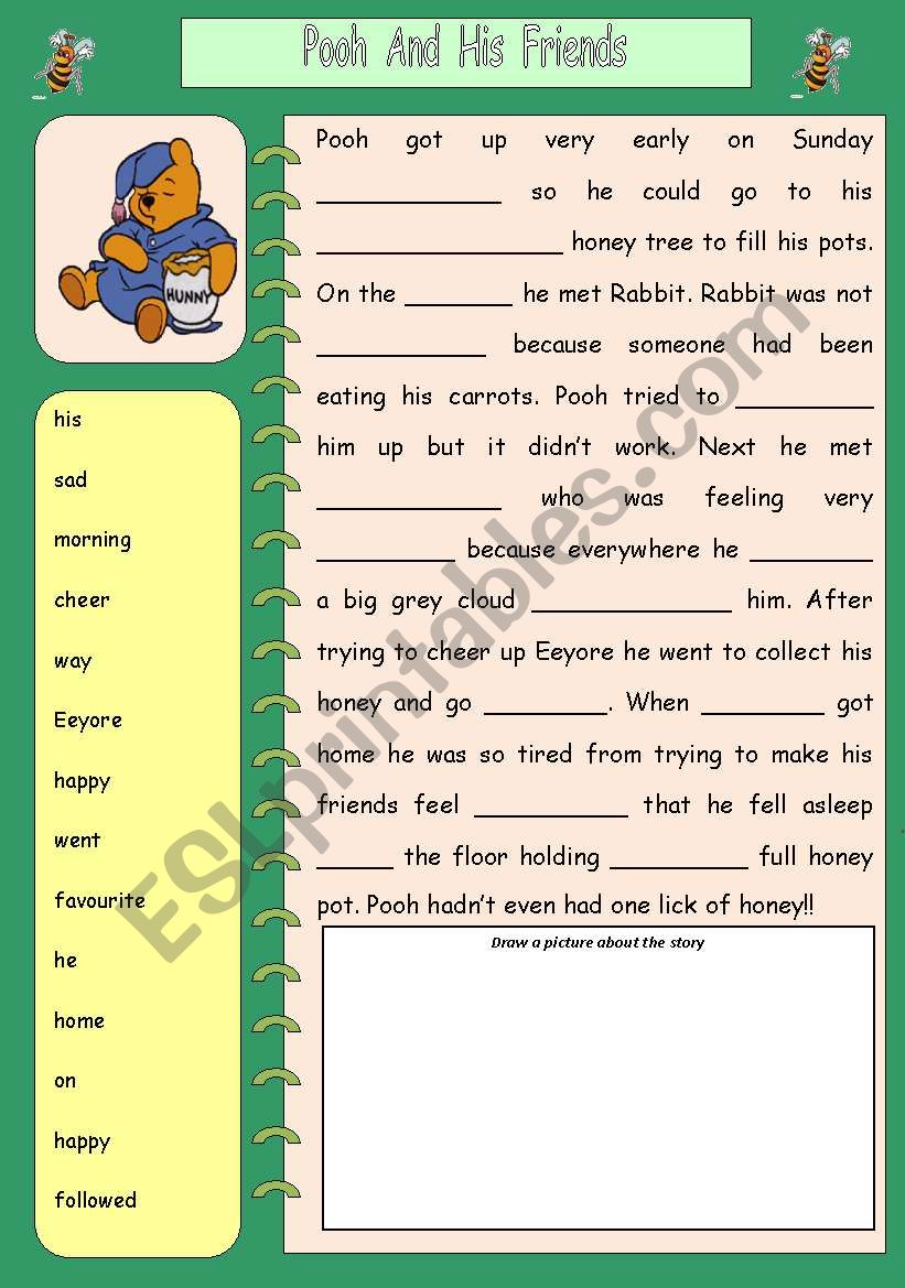 Working with words worksheet