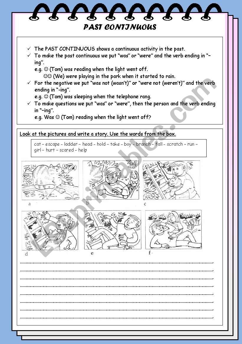 Past Continuous worksheet