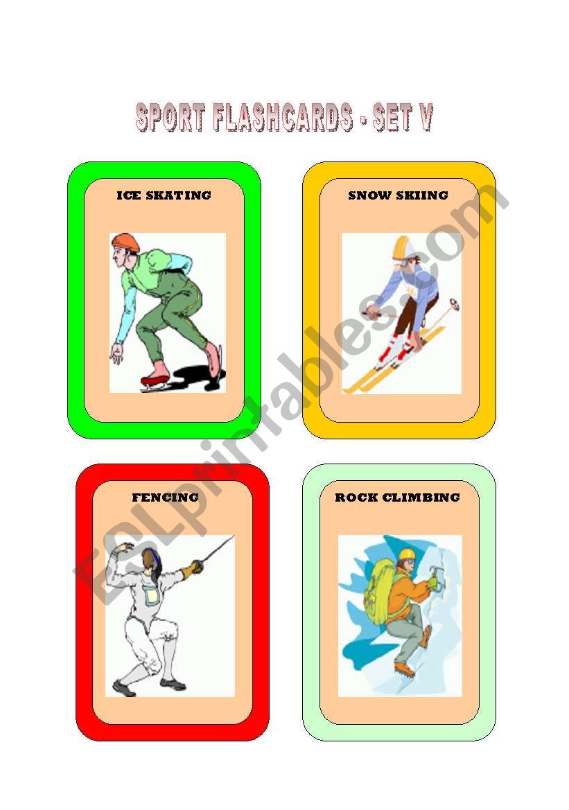 Sports Flashcard Part - 2 worksheet