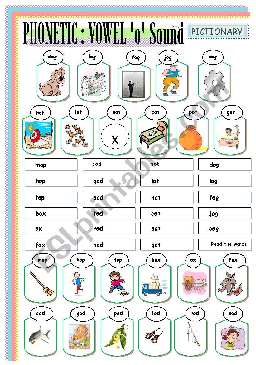 PHONETIC O vowel sound 4 of 5 ( 4A)