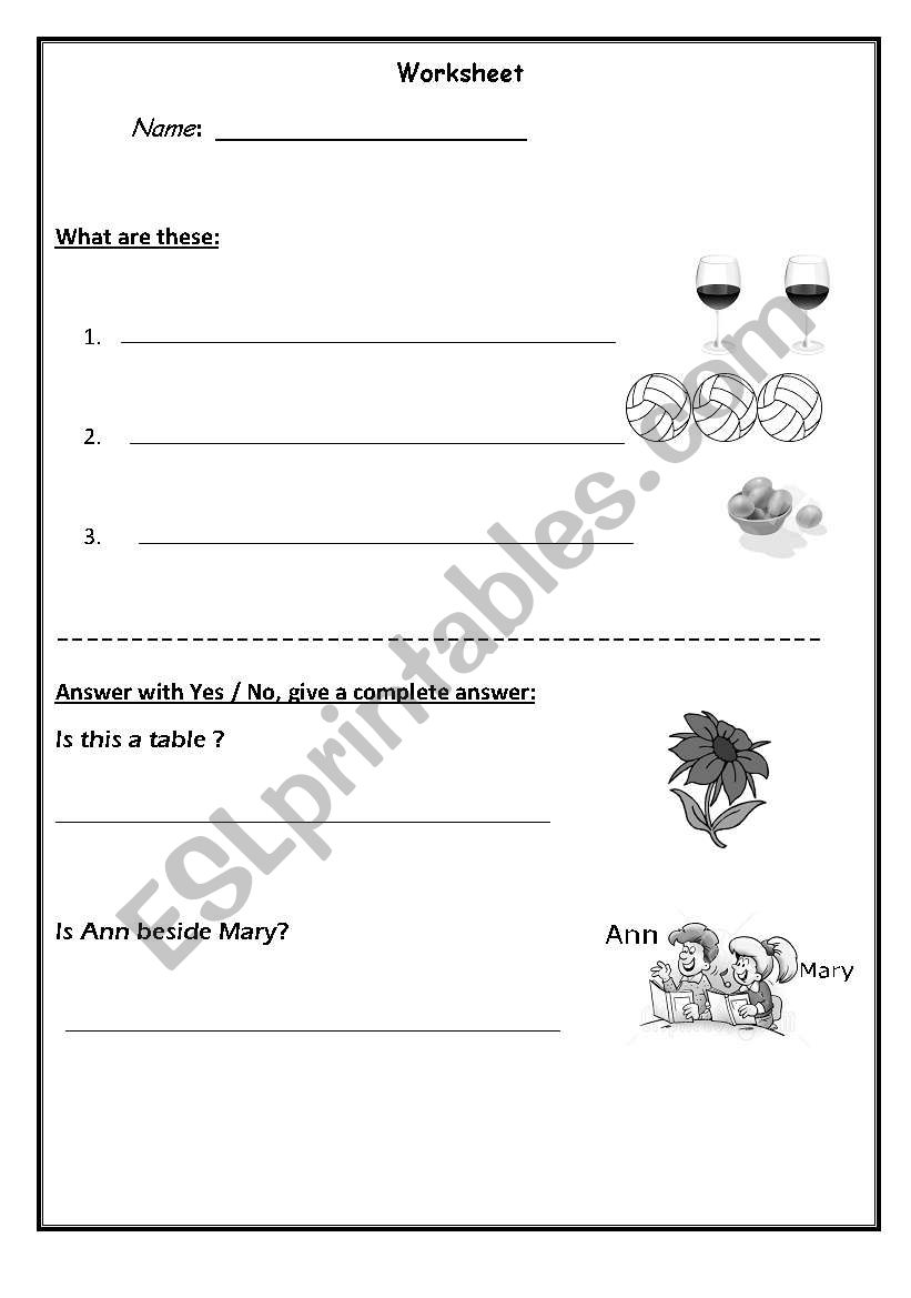 Numbers worksheet