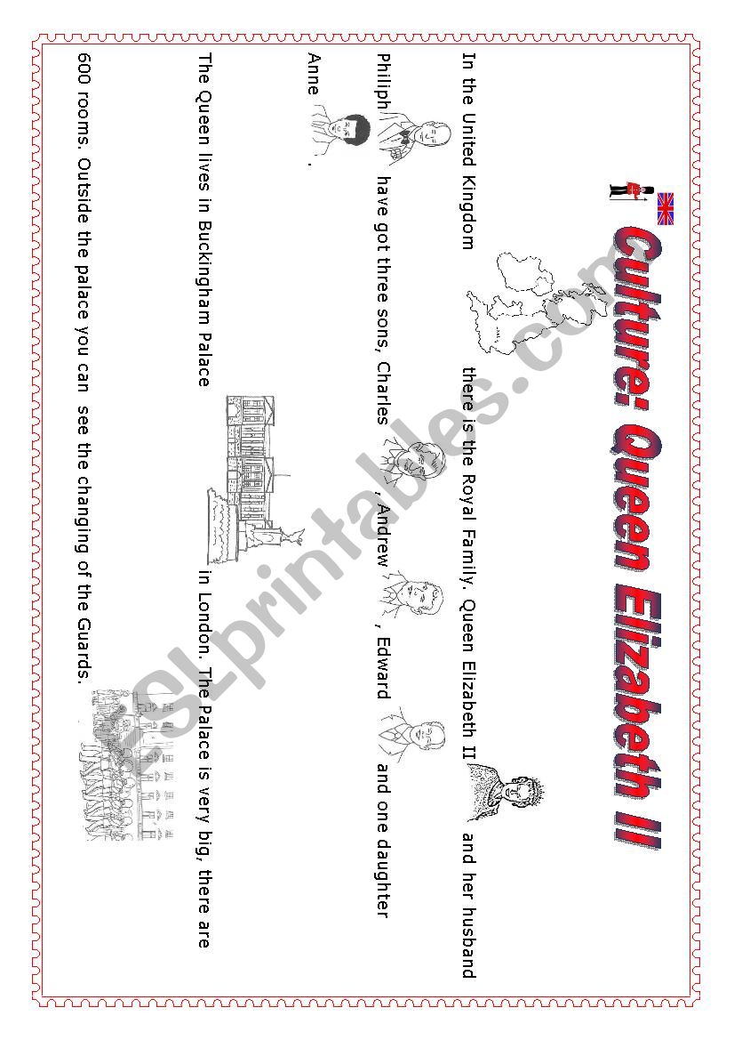 QUEEN ELIZABETH II worksheet