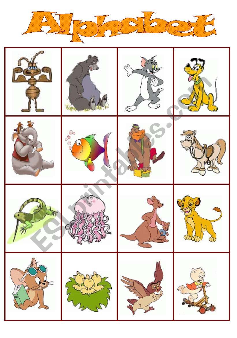 Alphabet Part 2 worksheet