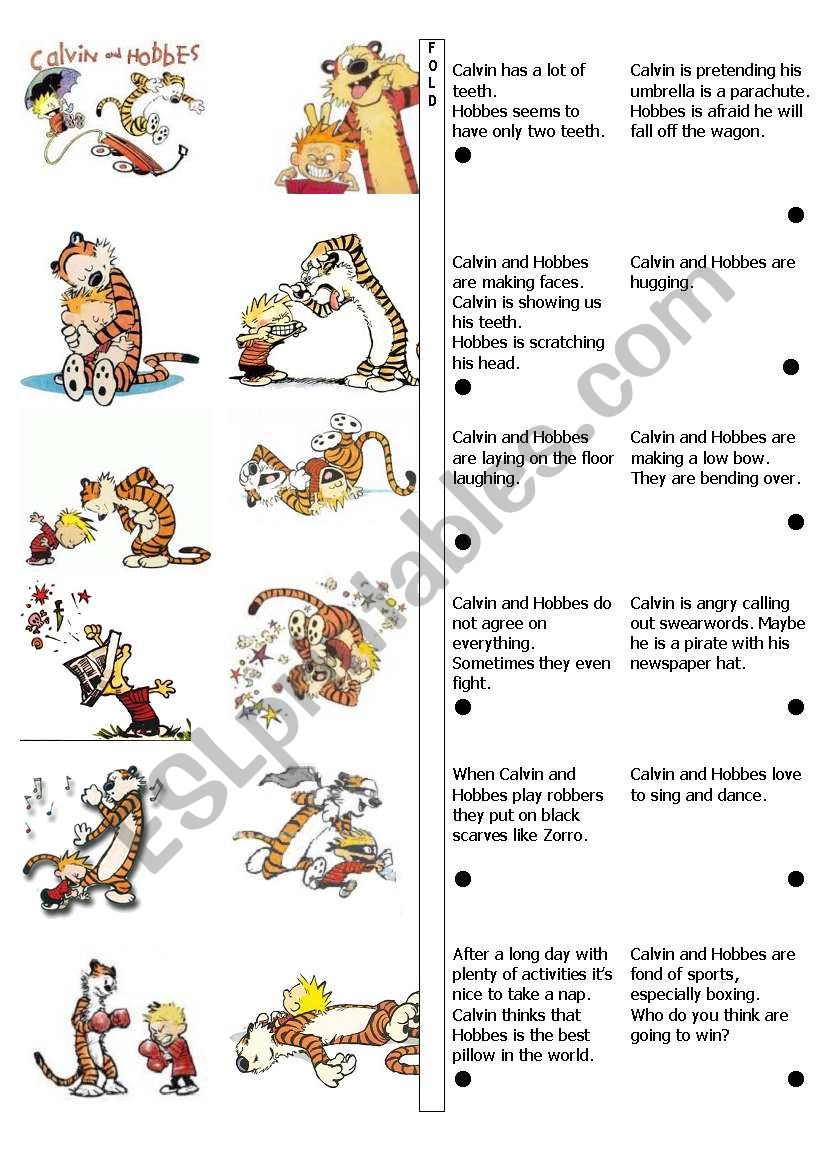 Calvin and Hobbes punch card 2