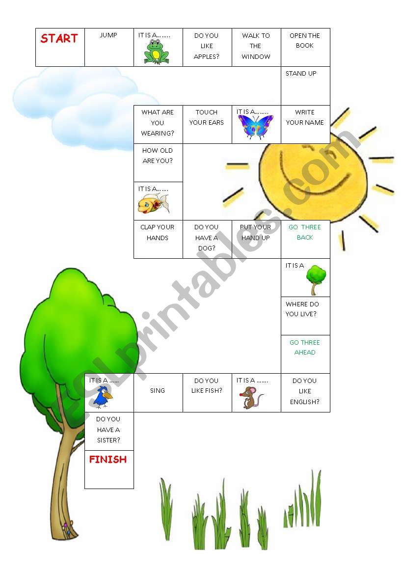 Easy game worksheet