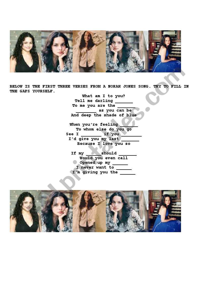 LISTENING WORKSHEET worksheet