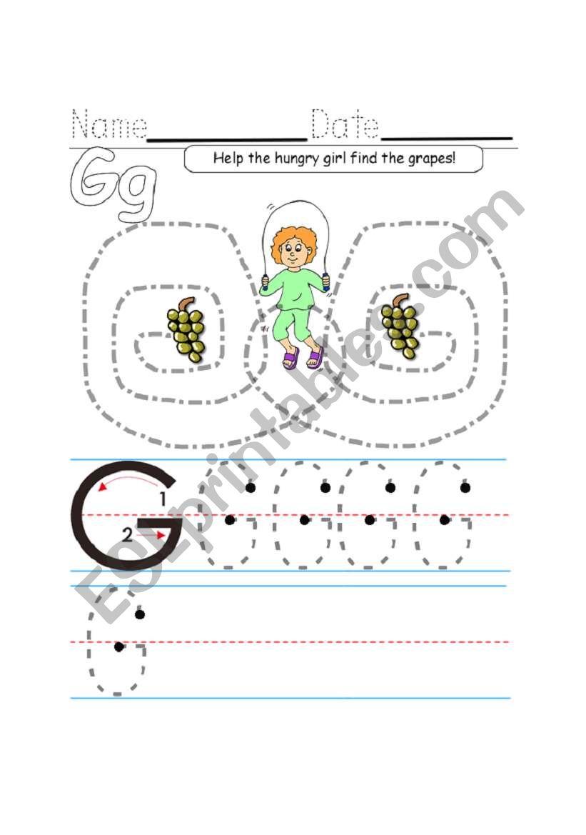 G and H worksheets worksheet