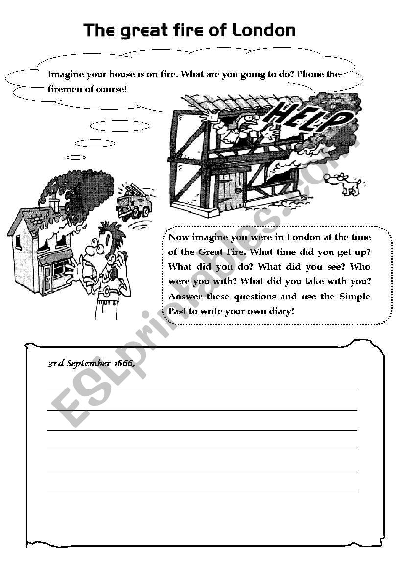 Diary  worksheet