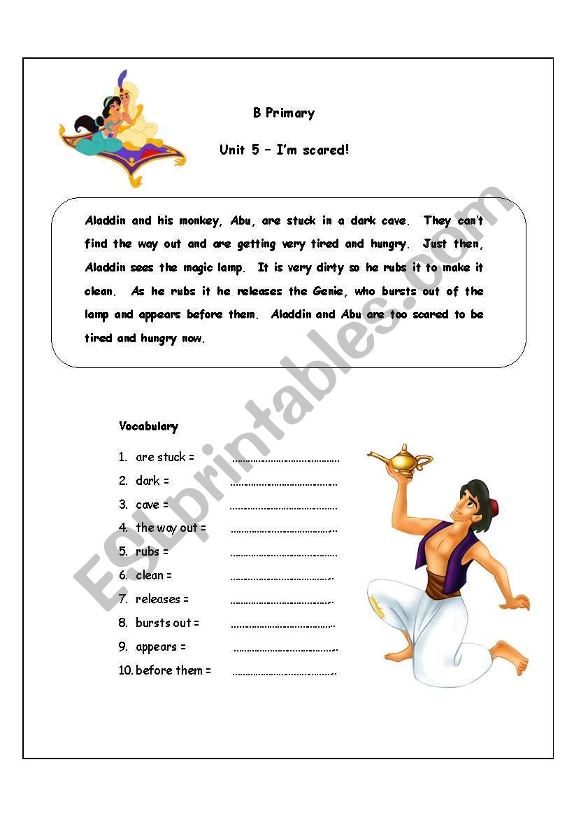 Reading Comprehension worksheet