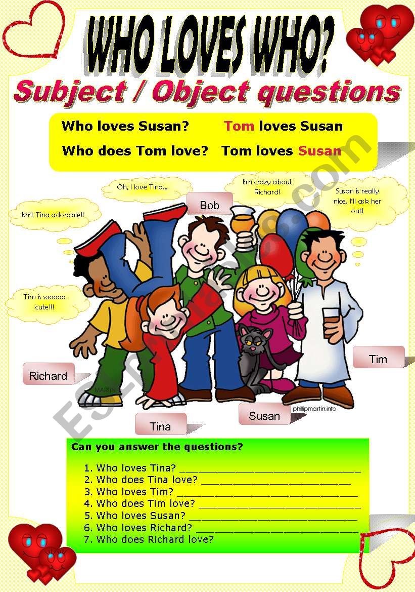 Up the subject. Subject and object questions. Subjective and objective questions. Subject questions Worksheets. Subject questions ESL.