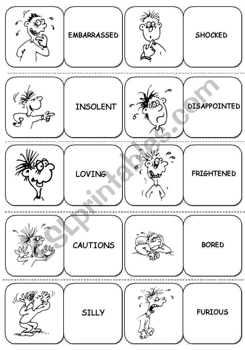 Feelings and Emotions DOMINOES