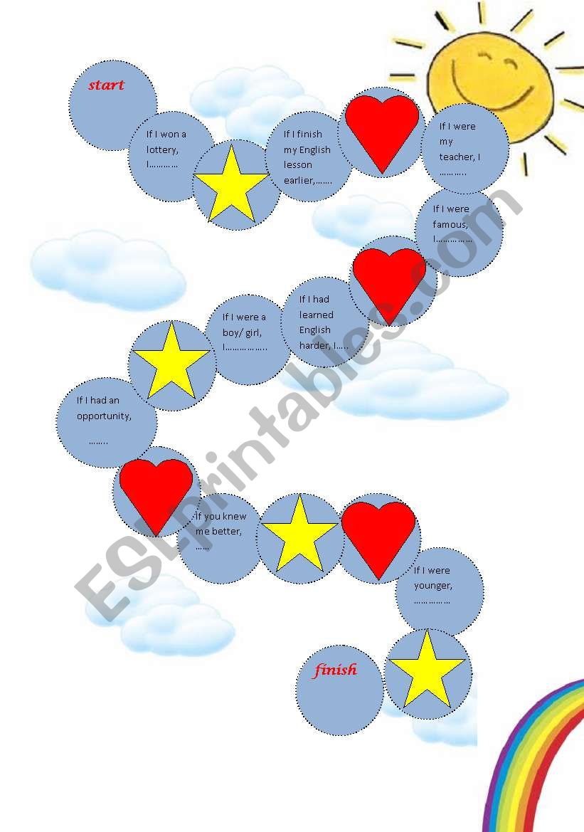 conditionals and conversation board game