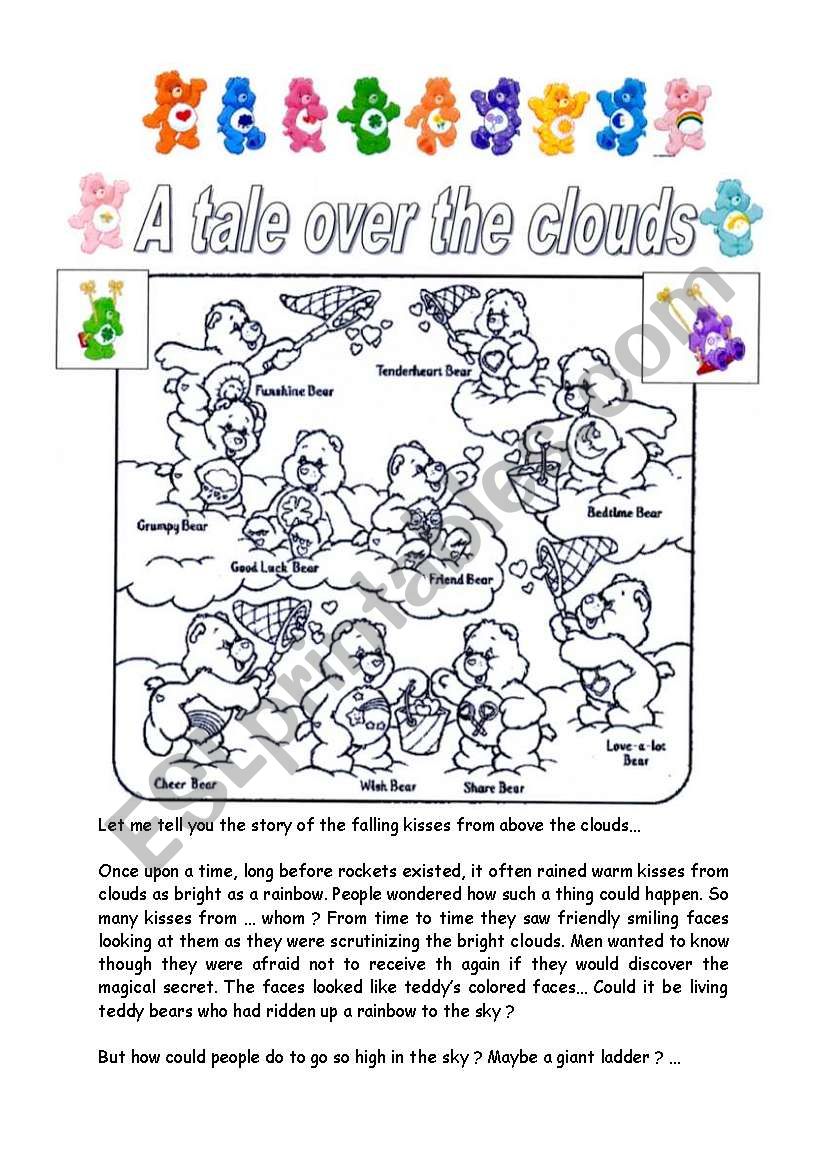 a tale over the clouds worksheet