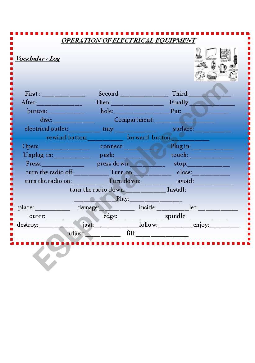 Give and follow instructions to operate electrical devices