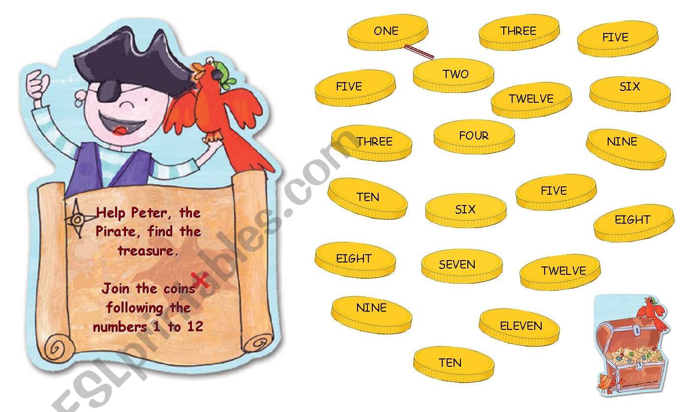 Peter, the Pirate worksheet