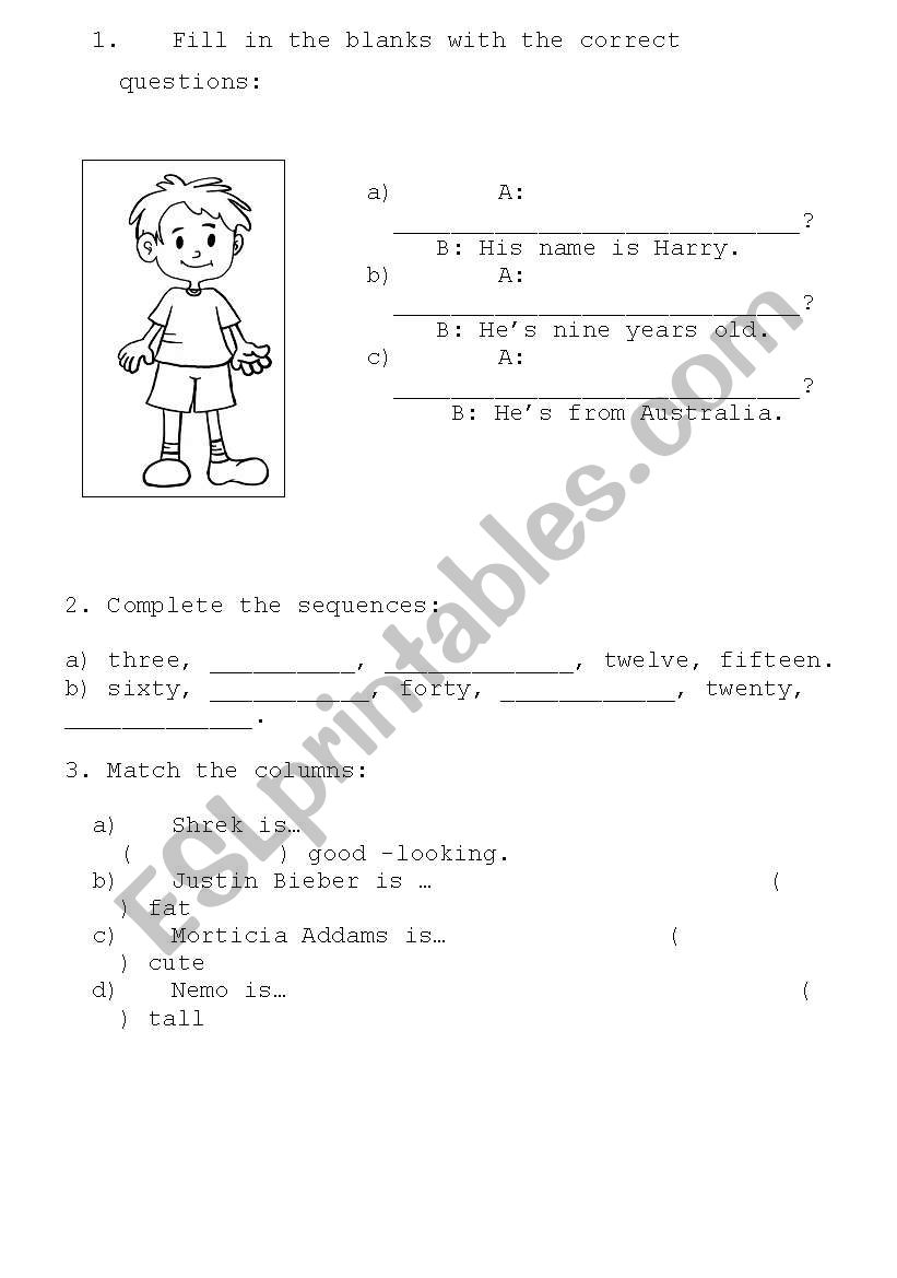 Grammar Point 4 worksheet