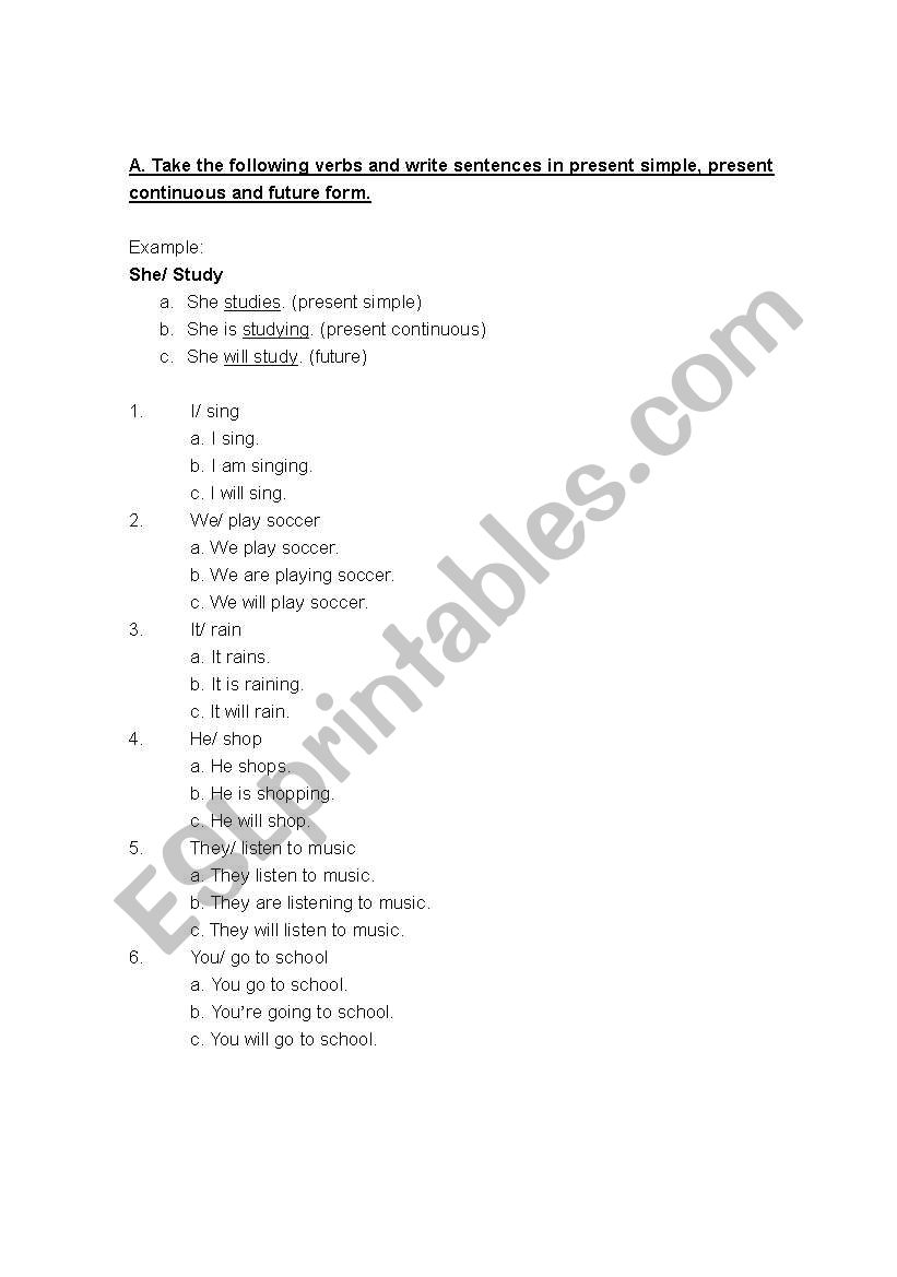 Review Qs for present simple_present continous_future