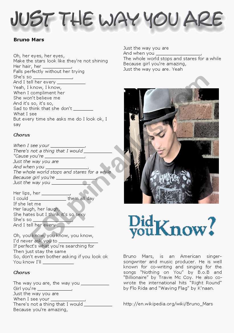 just the way you are bruno mars album cover just the way you are bruno mars album cover