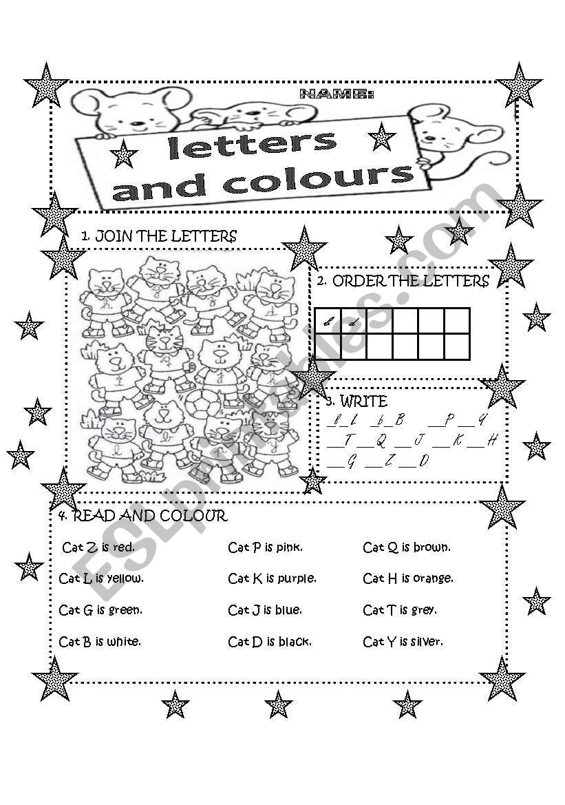 LETTERS AND COLOURS FOR LITTLE KIDS!!!