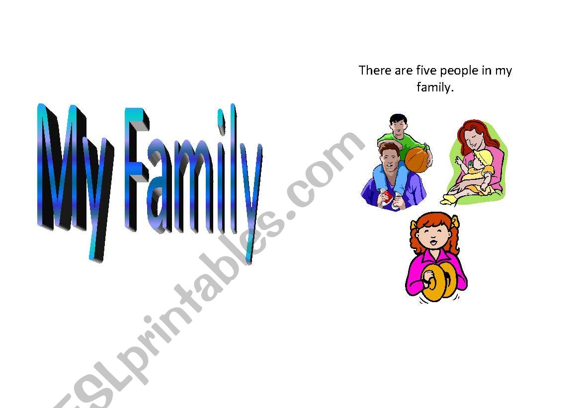 My Family - Description story and activity
