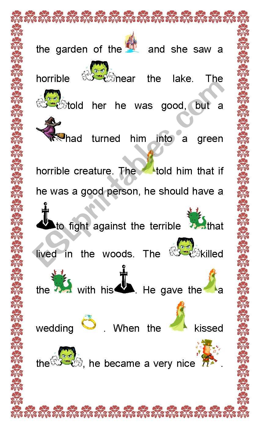 Once upon a time part 2 worksheet