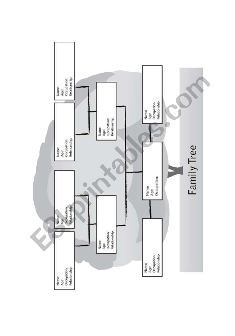 family tree worksheet