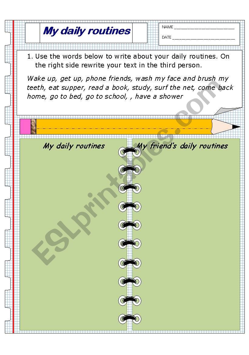 My daily exercise routine cheap