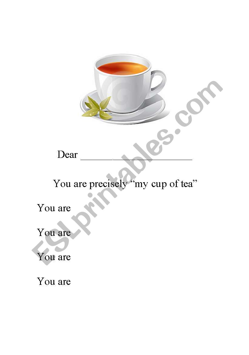 words to describe people worksheet