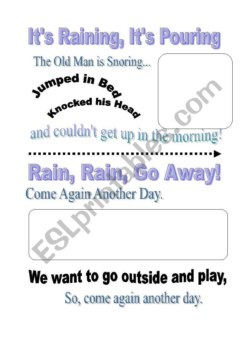The Rain Song worksheet