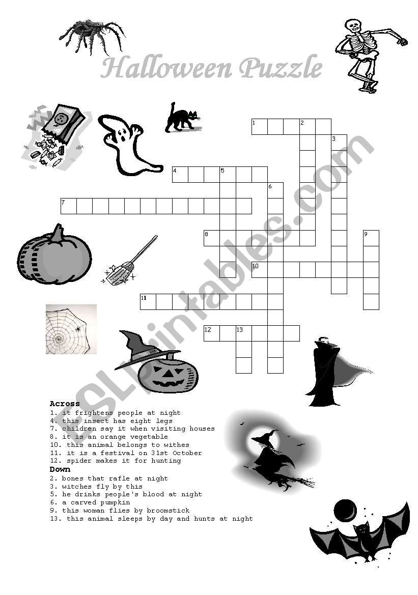 halloween worksheet